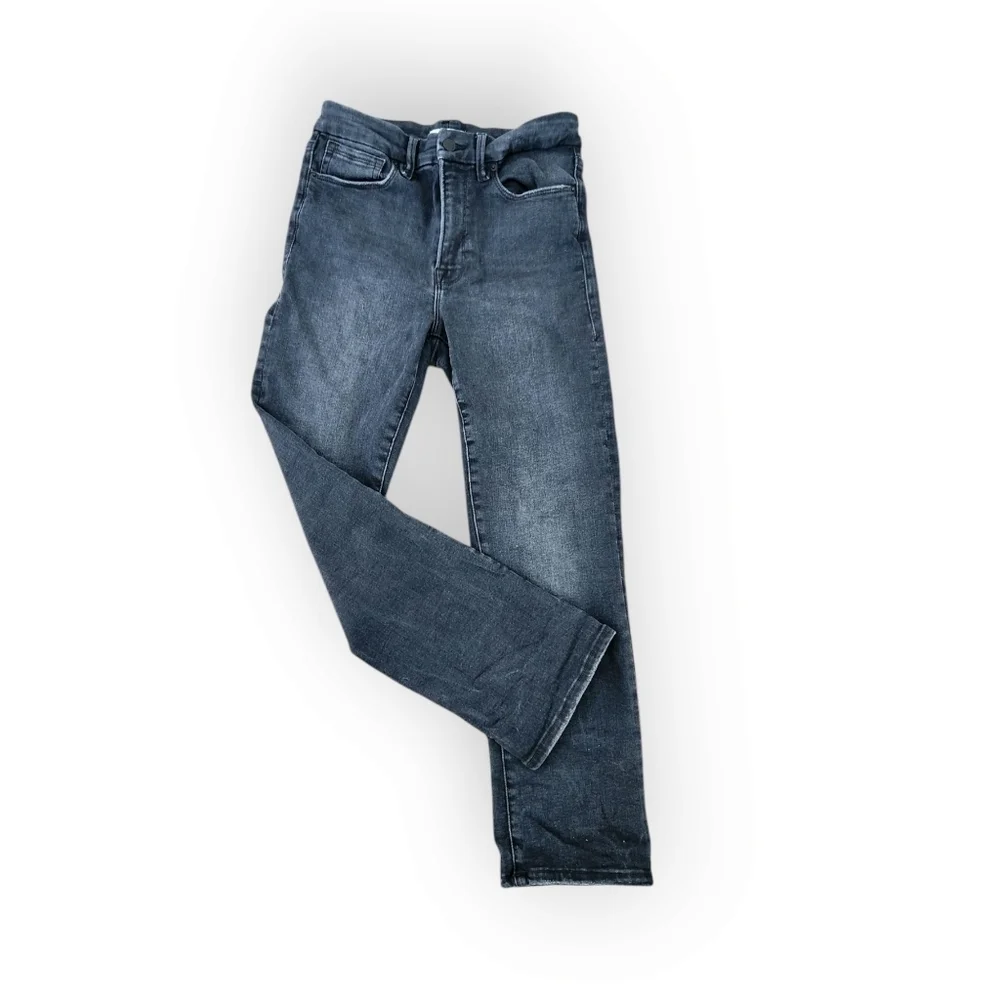 Good American Good Legs Straight Black 255 Jeans 6-12 - Picture 4 of 10